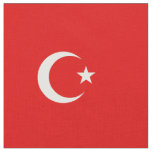 Turkey flag fabric
