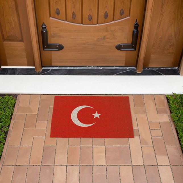 Turkey flag fiber doormat (Insitu (Outdoor))