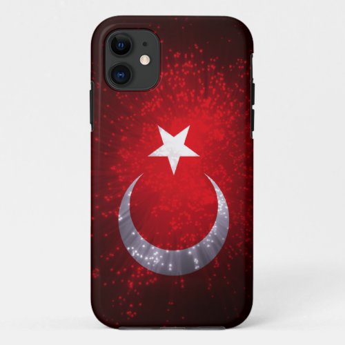 Turkey Flag Firework iPhone 11 Case
