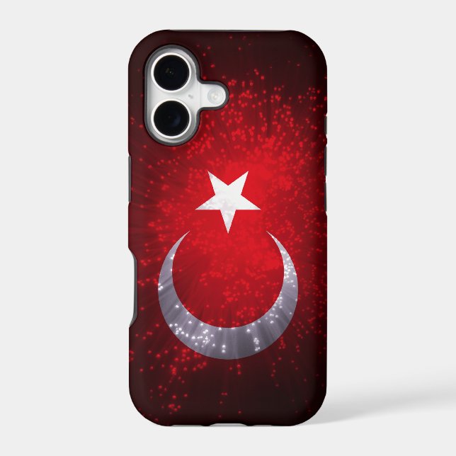 Turkey Flag Firework Iphone Case (Back)