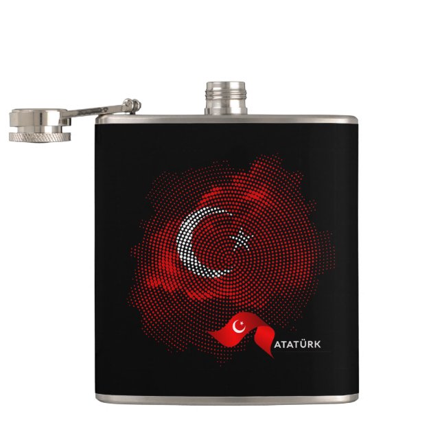 Turkey flag flask (Opened)