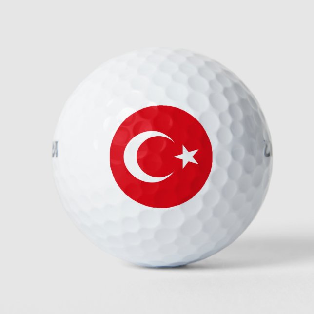 Turkey Flag Golf Balls (Front)