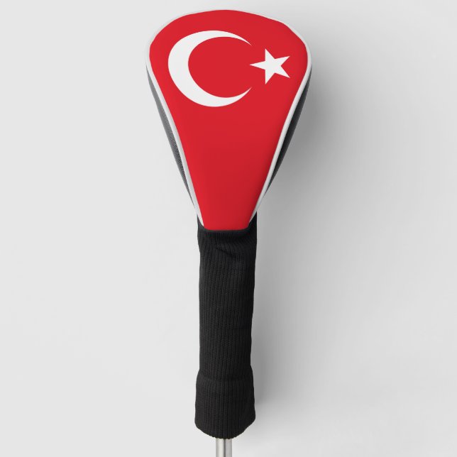 Turkey Flag Golf Head Cover (Front)