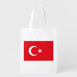 Turkey Flag Grocery Bag