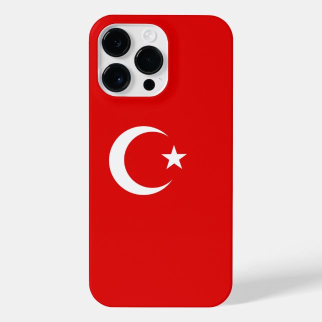 Turkey flag iPhone case (Back)