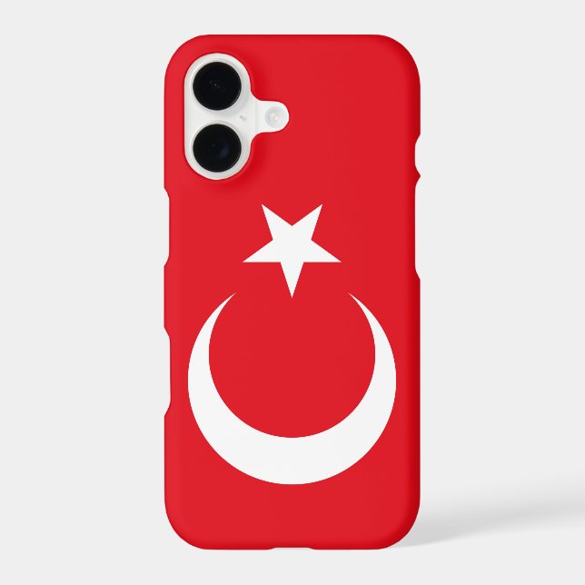 Turkey Flag Iphone Case (Back)
