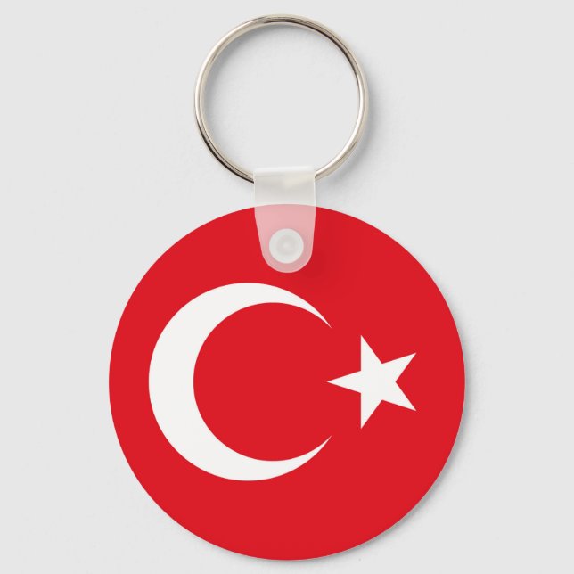 Turkey Flag Keychain (Front)