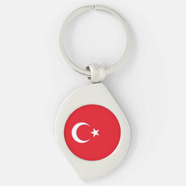 Turkey Flag Keychain (Front)
