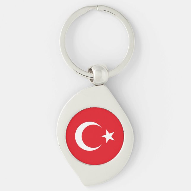 Turkey Flag Keychain (Front)
