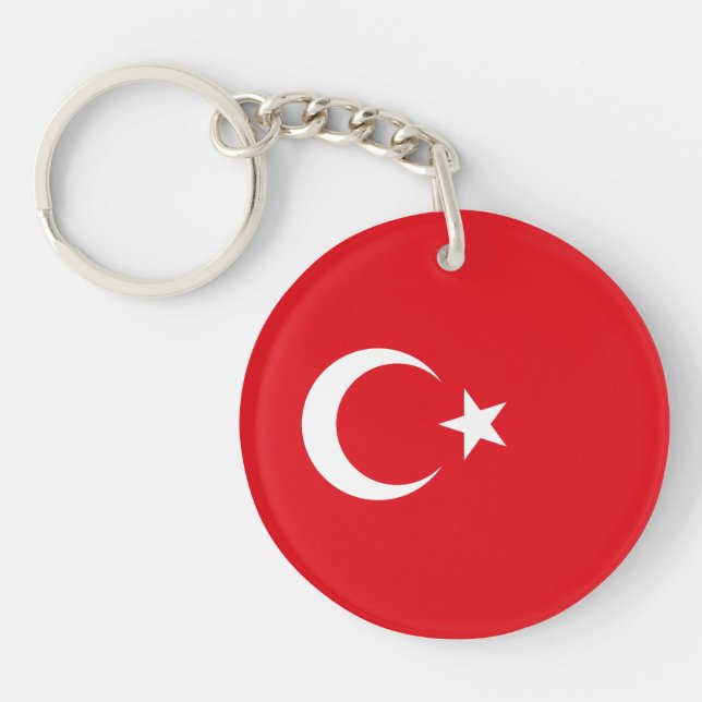 Turkey Flag Keychain (Front)
