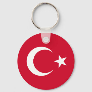 Turkey Flag Keychain