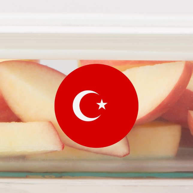 Turkey flag kids' labels (Affixed)