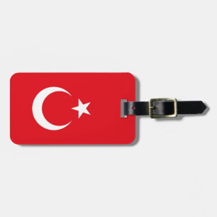 Turkey Flag Luggage Tag