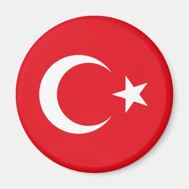 turkey flag magnet (Front)