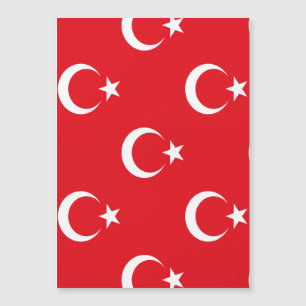 Turkey Flag Magnetic Invitation