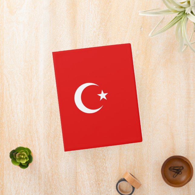 Turkey flag mini binder (InSitu)