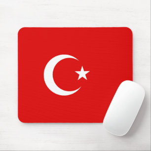 Turkey flag mouse pad
