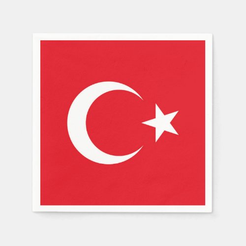 Turkey Flag Napkins