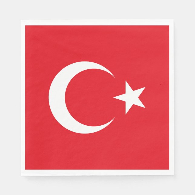 Turkey Flag Napkins (Front)