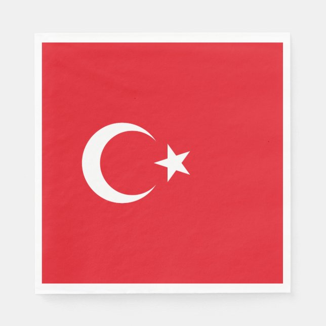 Turkey Flag Napkins (Front)
