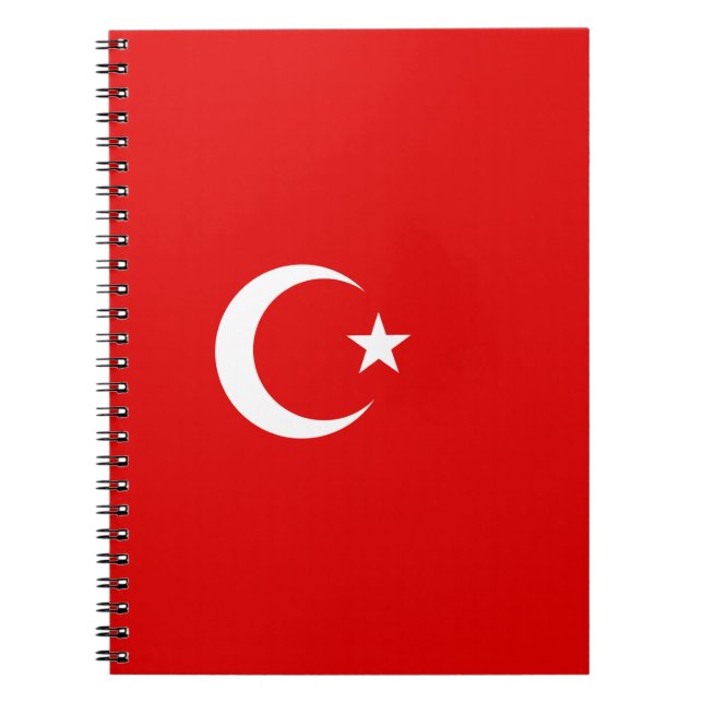 Turkey flag notebook (Front)