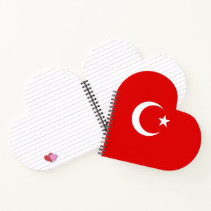 Turkey flag notebook