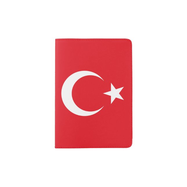 Turkey Flag Passport Holder (Front)