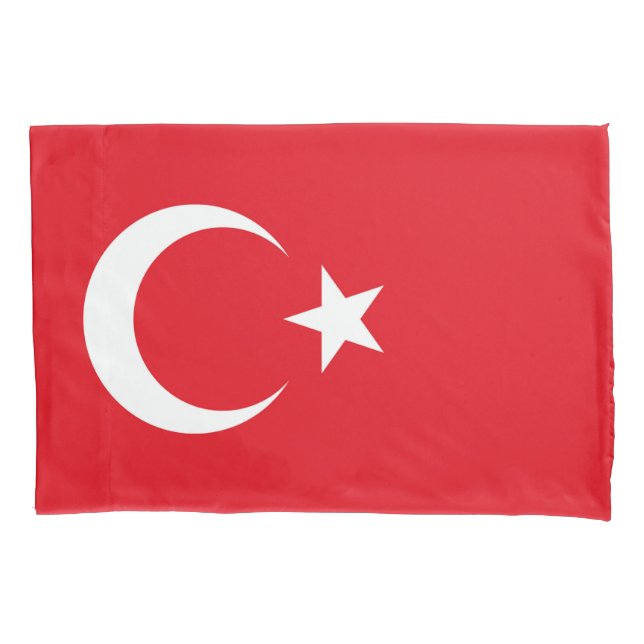 Turkey Flag Pillow Case (Front)