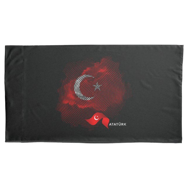 Turkey flag pillow case (Front)