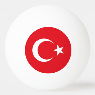 Turkey Flag Ping Pong Ball