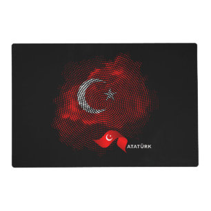 Turkey flag placemat