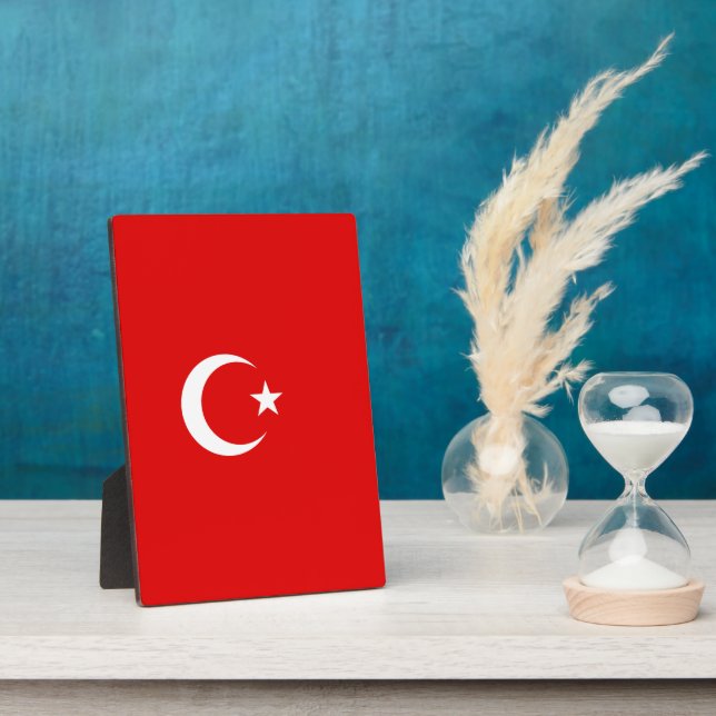Turkey flag plaque (Side)