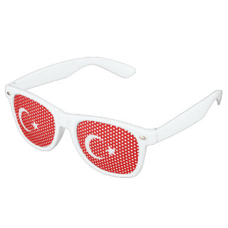 Turkey Flag Retro Sunglasses