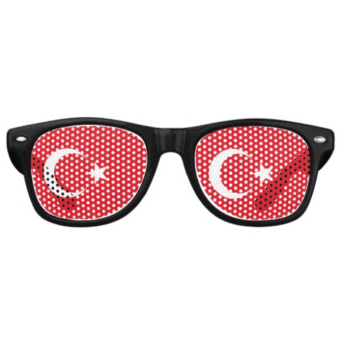 Turkey Flag Retro Sunglasses