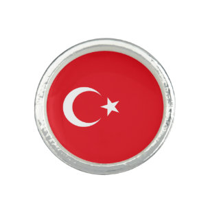 Turkey Flag Ring