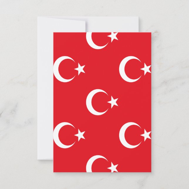 Turkey Flag Save The Date (Front)
