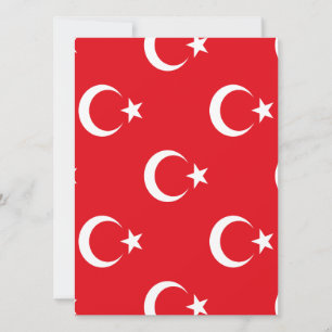 Turkey Flag Save The Date