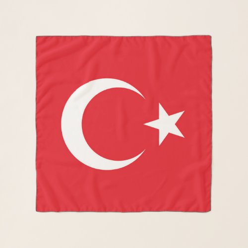 Turkey Flag Scarf