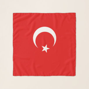 Turkey flag scarf