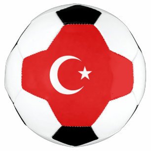 Turkey flag soccer ball
