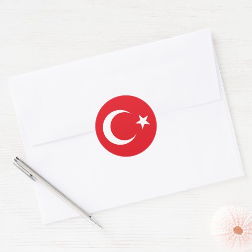 Turkey Flag Sticker Zazzle