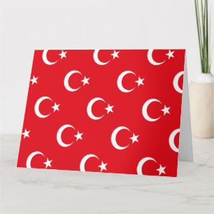 Turkey Flag Thank You Card