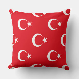 Turkey Flag Throw Pillow