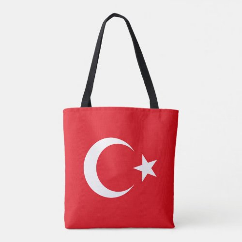 Turkey Flag Tote Bag