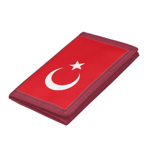 Turkey Flag Tri-fold Wallet