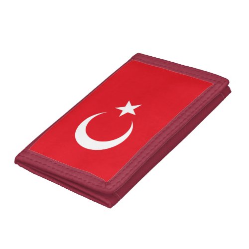Turkey Flag Trifold Wallet