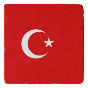 Turkey flag trivet