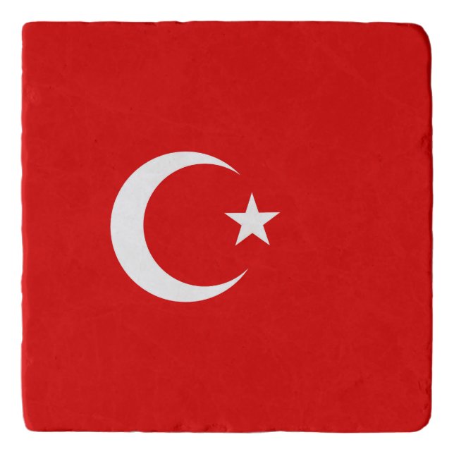 Turkey flag trivet (Front)