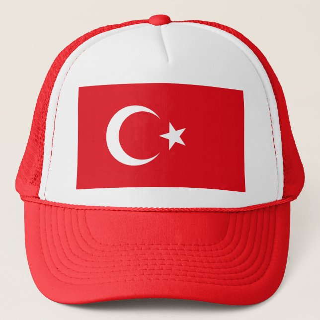 Turkey Flag Trucker Hat (Front)