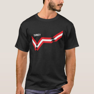 Turkey Flag Turkish Heritage Vintage Turkish Flag T-Shirt
